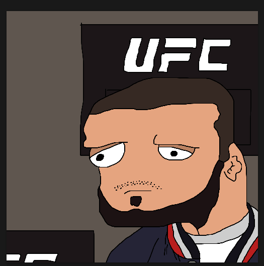 The same man, returned: bearded, calm, unimpressed
